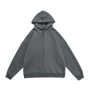 Season 6 Kanye West zip up Hoodie Grey Black