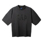 Yeezy Gap Engineered by Balenciaga Dove Half Sleeve T-Shirt Black