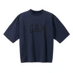 Yeezy Gap Engineered by Balenciaga Dove Half Sleeve T-Shirt Dark Blue