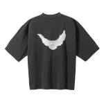 Yeezy Gap Engineered by Balenciaga Dove Half Sleeve T-Shirt Grey