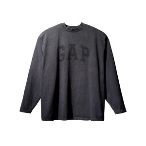 Yeezy Gap Engineered by Balenciaga Dove Long Sleeve Black2